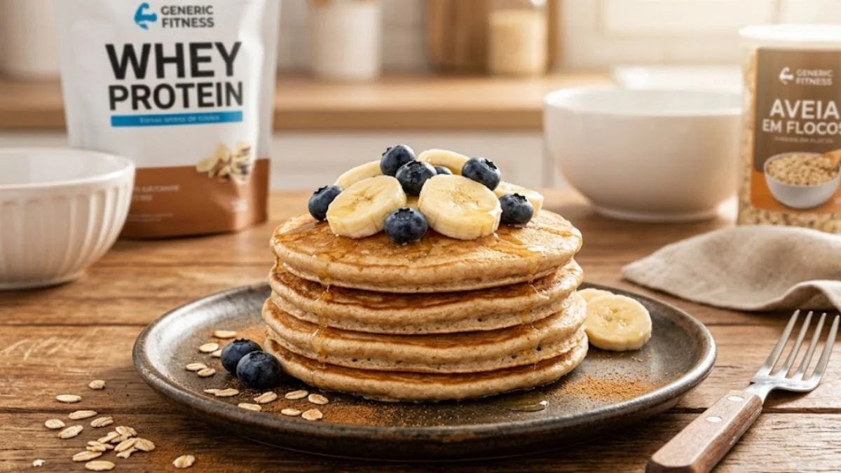 Panqueca de Whey e Aveia