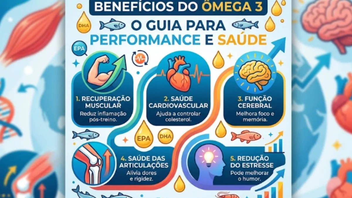 principais beneficios do omega 3 para saude e performance